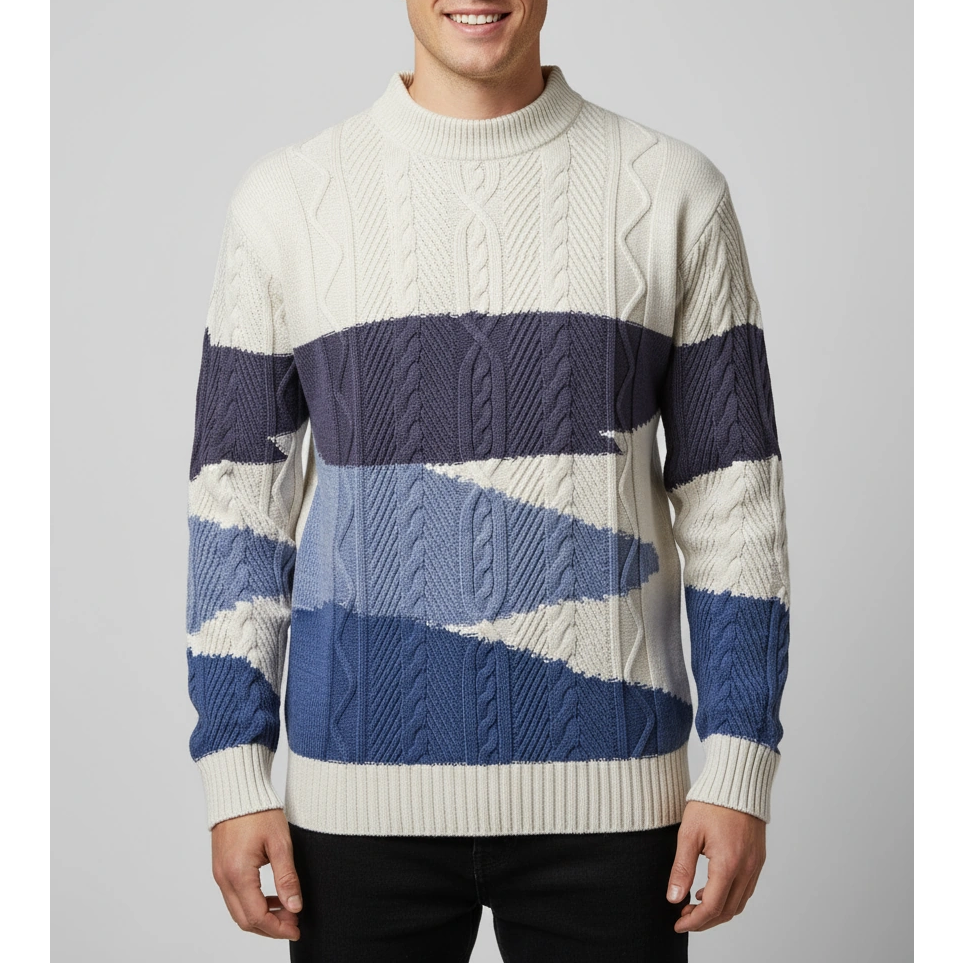 Bequemer Vintage Strickpullover