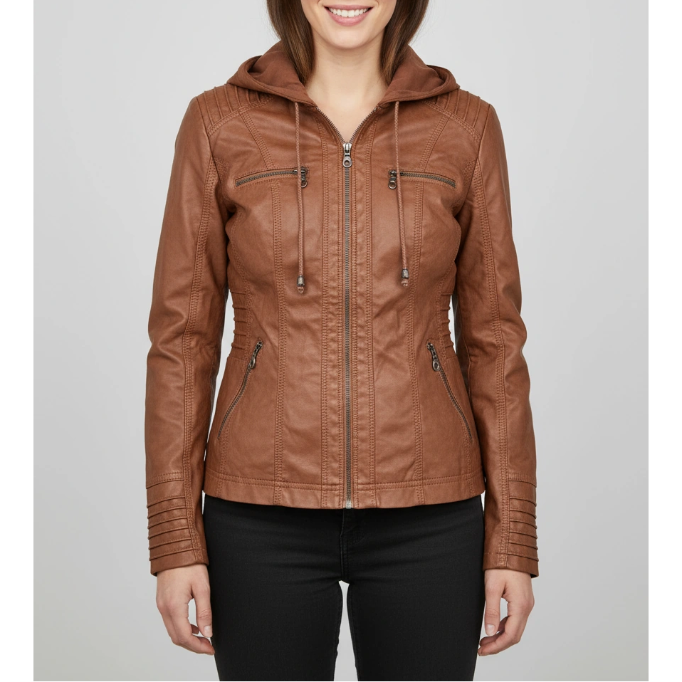Wetterfester Damen jacke mit Kapuze