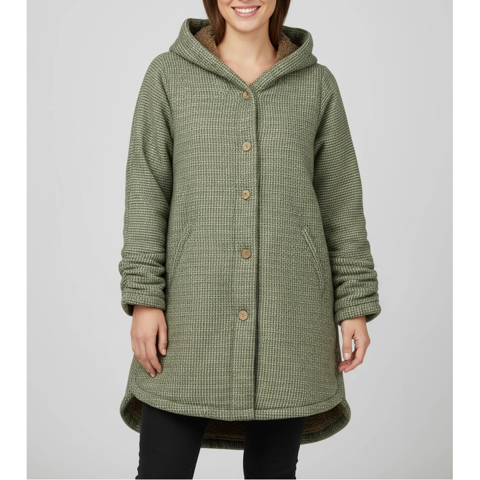 Kapuzenpulli für Damen Vlies