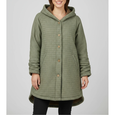 Kapuzenpulli für Damen Vlies